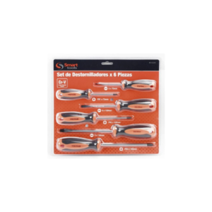 SET DESTORNILLADORES 6 PIEZAS SMARTOOLS